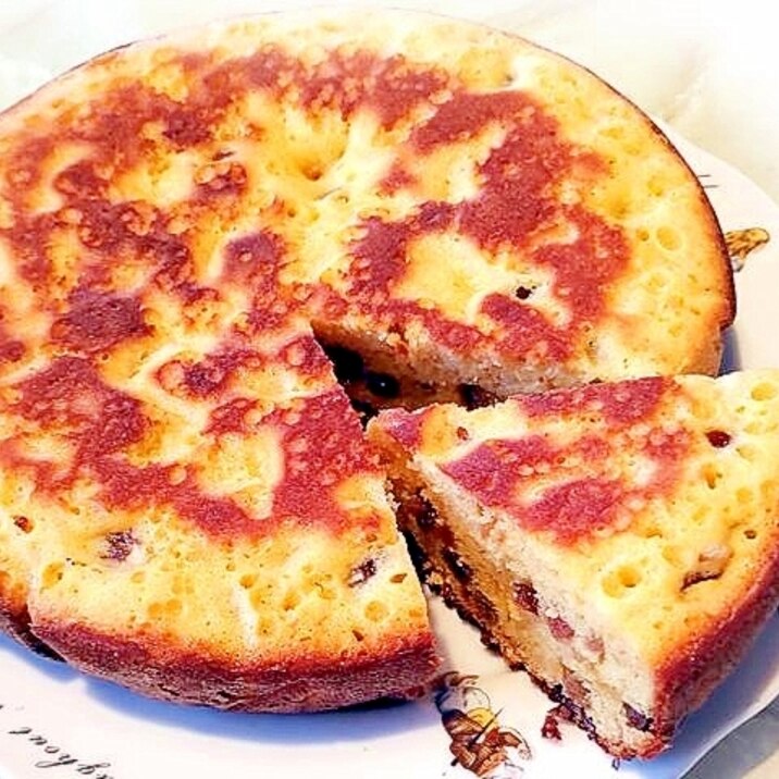 オールパンゼロ!オーブンなし?ドライフルーツケーキ